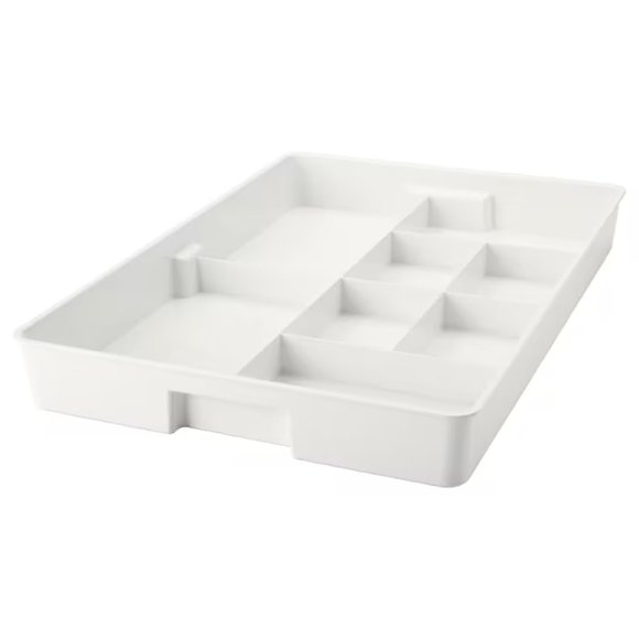 IKEA KUGGIS Insert With 8 Compartments Plastic Storage Organizer White - Picture 2 of 5